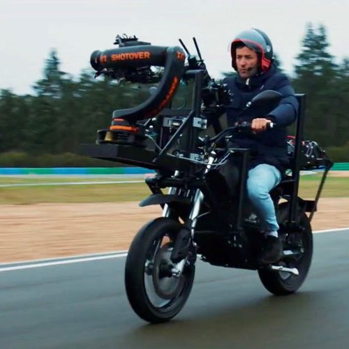 moto travelling shotover G1 tete gyrostabilisée gyrostabilized head dyna-grip