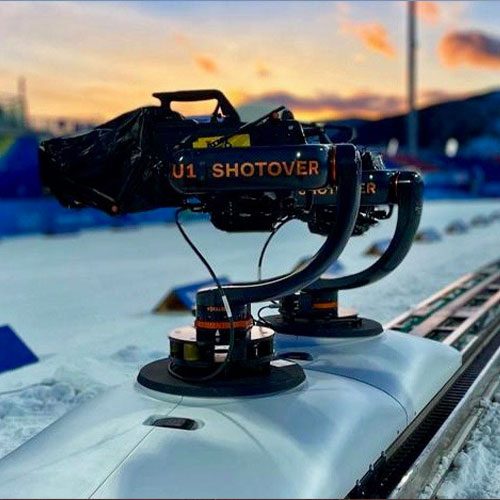 shotover G1 tête gyro stabilisée gyro stabilized head chariot motorisé motorized track olympics dynagrip