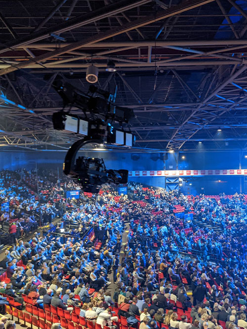 cablecam dactylcam 1 axe gyro stabilisée shotover G1 concert zenith paris jean louis aubert dyna-grip