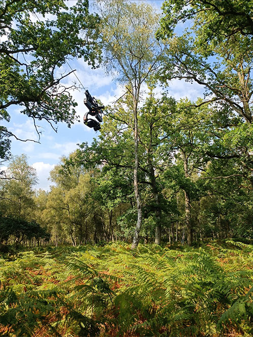 cablecam dactylcam 1 axe forêt la grande odalisque shotover G1 dynagrip